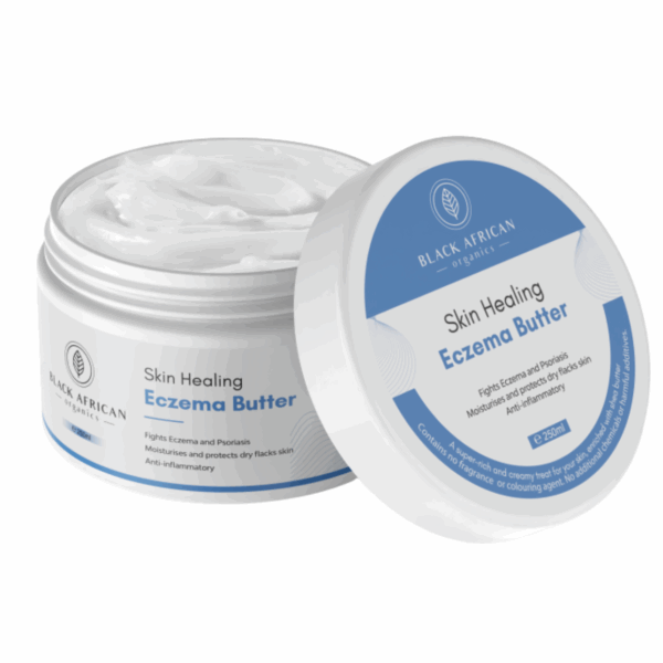 Black African Organics Lavender and Tee Tree Skin Healing Eczema Butter with Urea 250ml