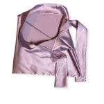 Dubis Duchees Satin Doek made of soft stretchy for Healthy Beautiful Hair  Purple