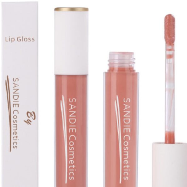 By Sandie Beauty Matte Lipgloss Peach Pink no12