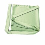 Dubis Duchees Satin Doek made of soft stretchy for Healthy Beautiful Hair  Light Green