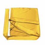 Dubis Duchees Satin Doek made of soft stretchy for Healthy Beautiful Hair Mustard
