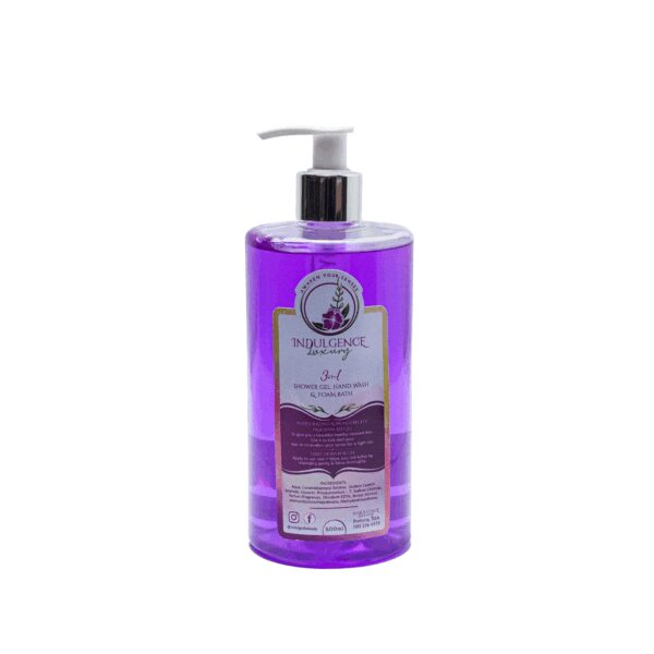 Indulgence Luxury 3 in 1 Wash: Shower gel, hand wash, bubble bath Mango & Passion Fruit 500ml