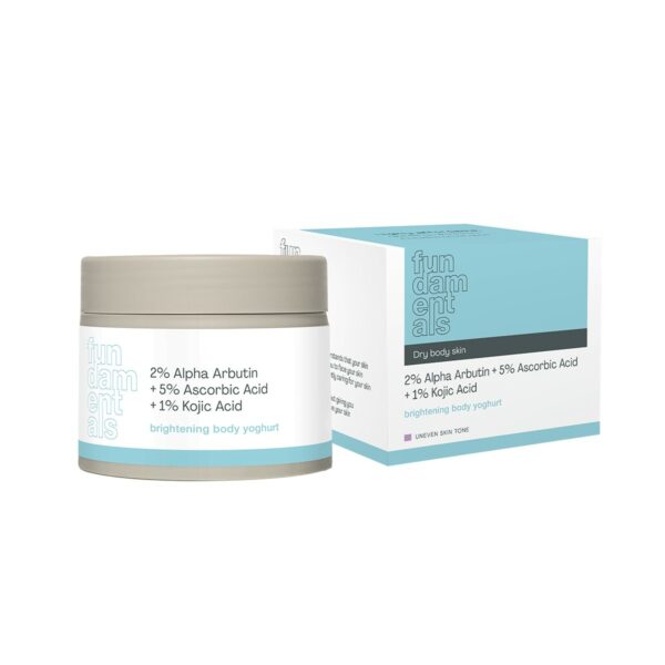 Fundamentals 5%Vitamin c +2% Alpha Arbutin+ 1% Kojic acid  Body Yoghurt