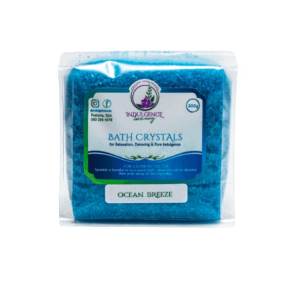 Indulgence Luxury Bath Crystal Ocean Breeze 500g