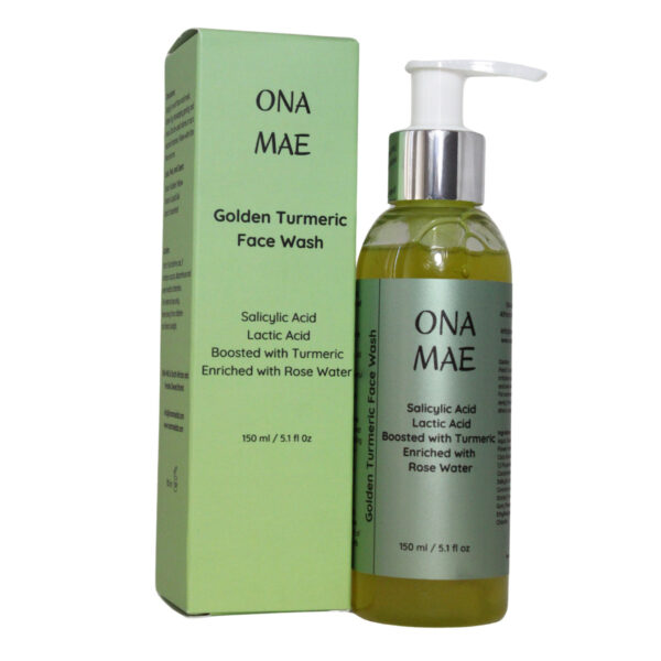 ONA MAE AHA And BHA Golden Turmeric Face Wash
