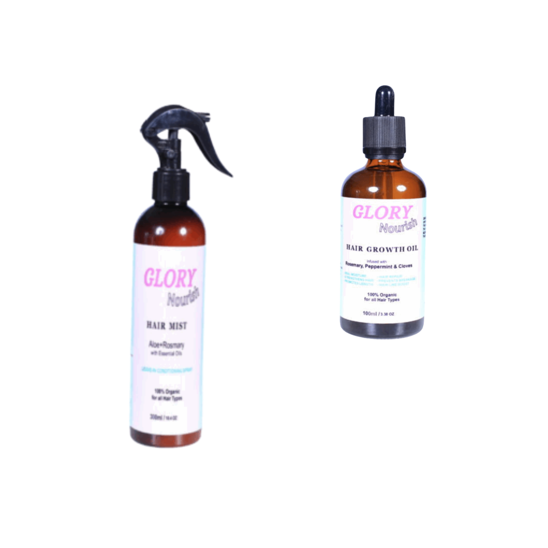 STRETCHMARKS COMBO Glory Nourish Hair Glow duo - Image 1